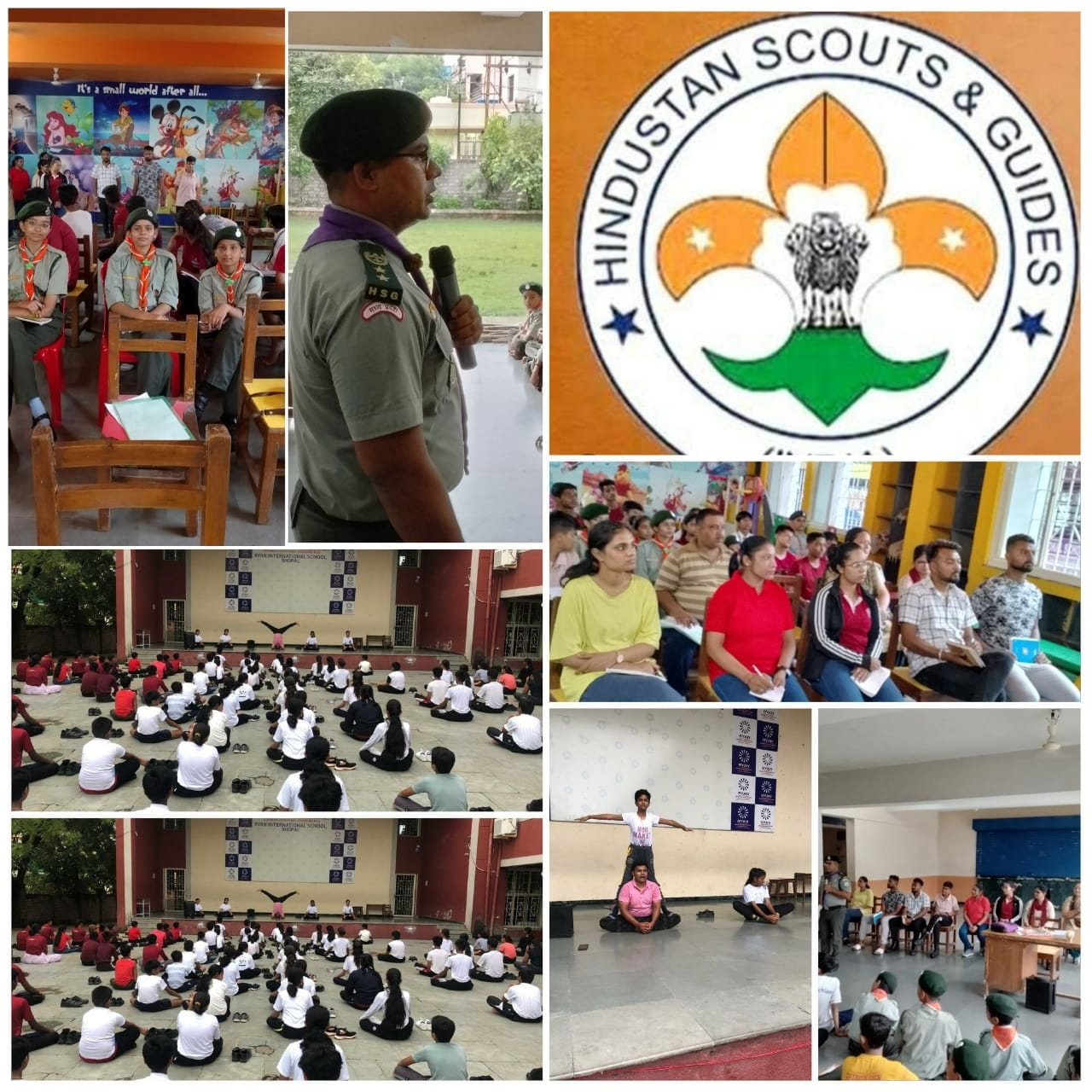 Scout guide camp activities